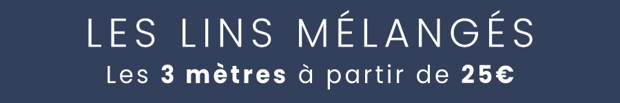 Les lins mélangés, les 3 mètres à partir de 25€