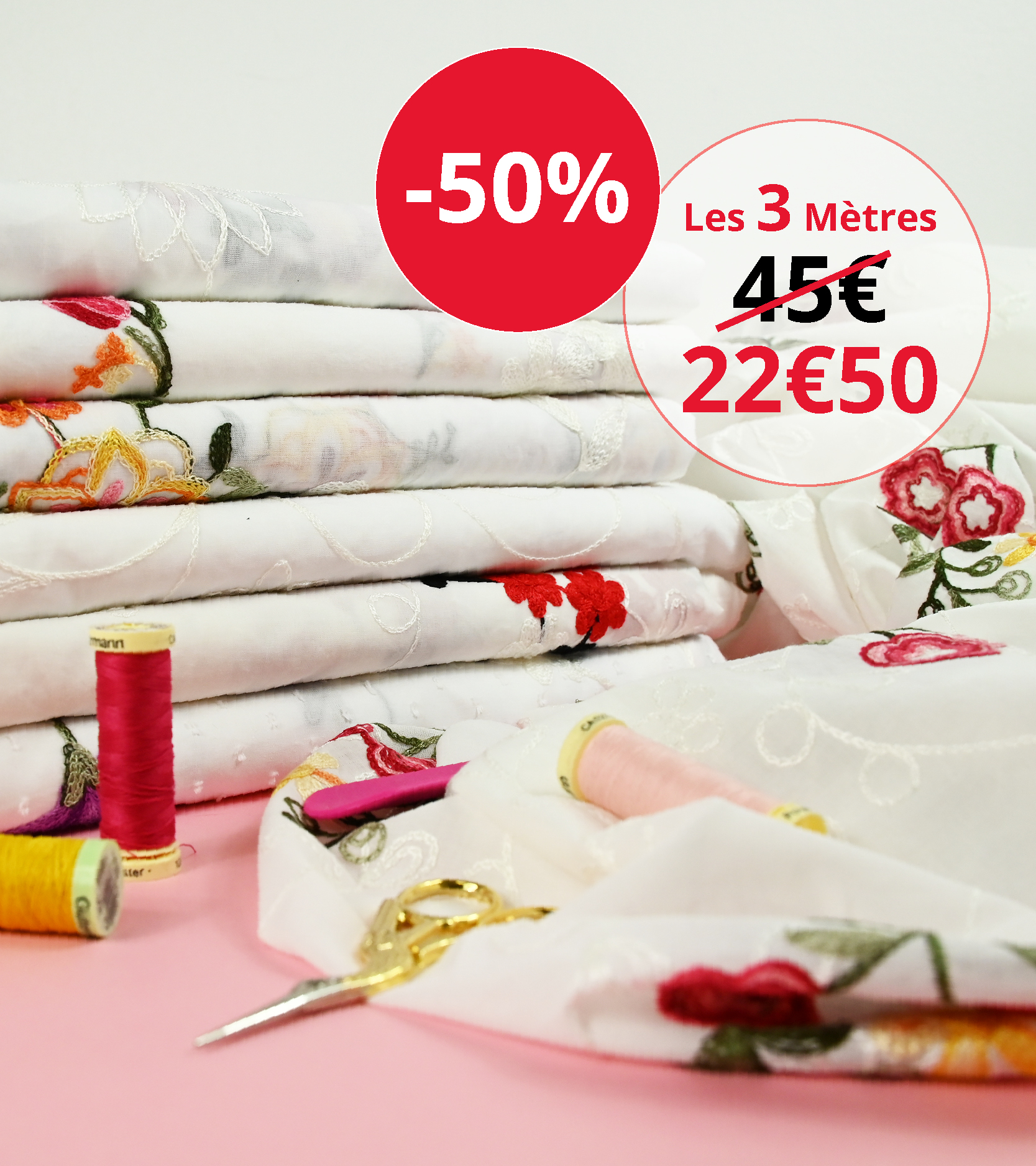 Voiles brodés -50%
