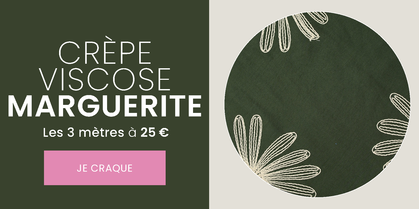 Crèpe Viscose Marguerite