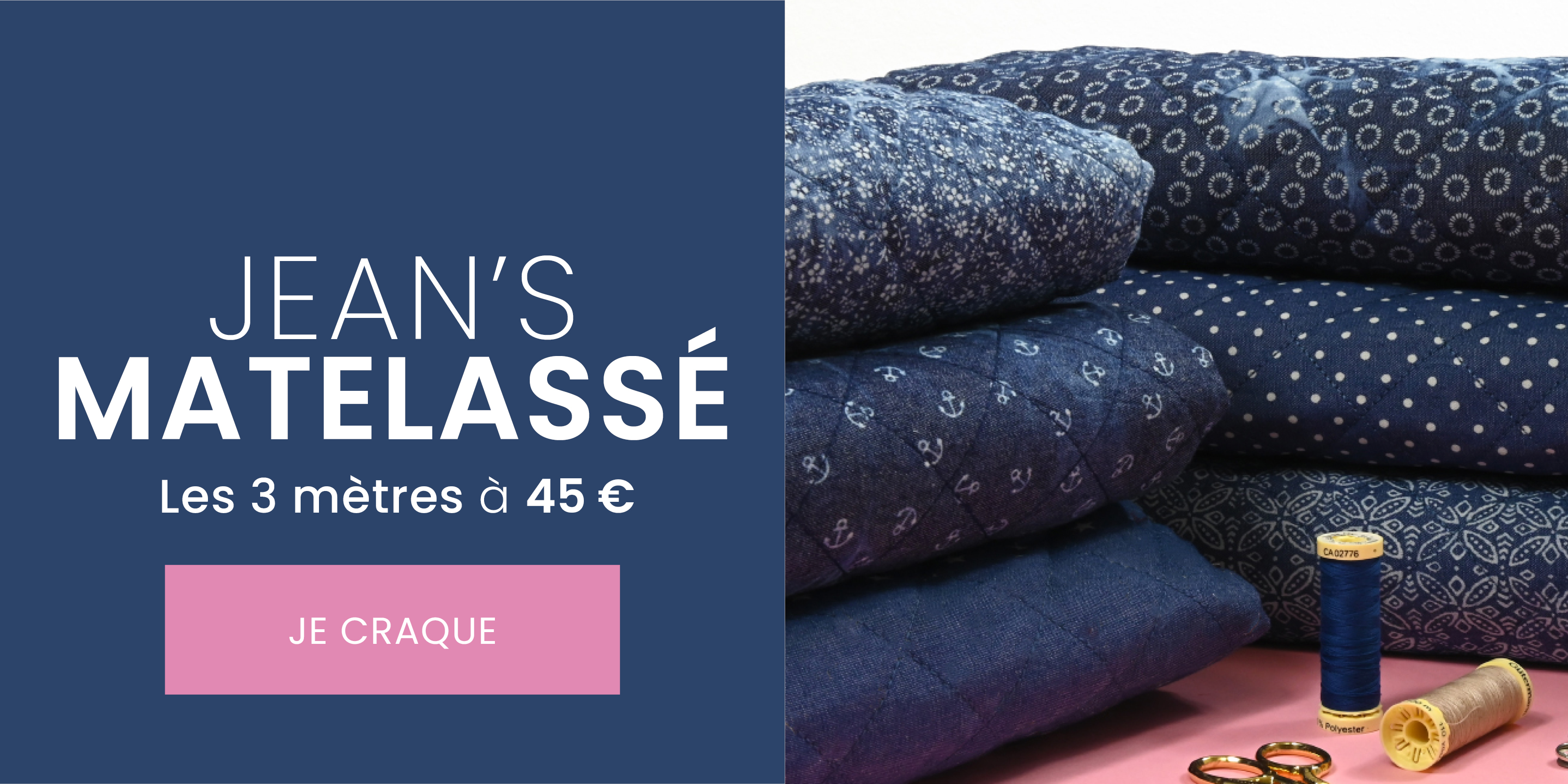 Nos jean's matelassé