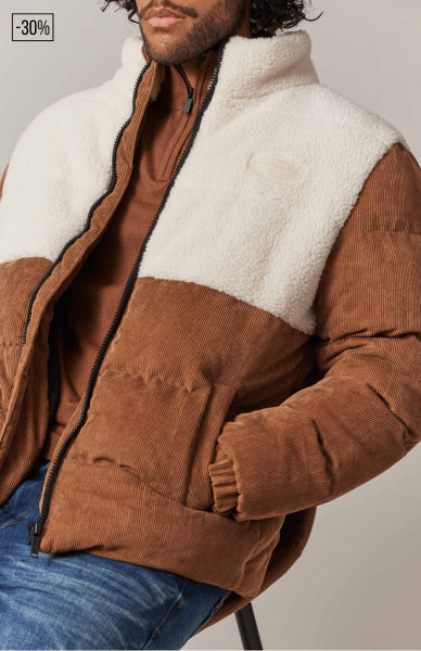 doudoune camel homme
