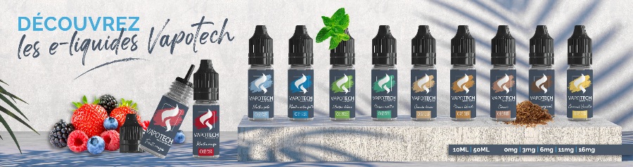 Gamme complète e-liquides Vapotech